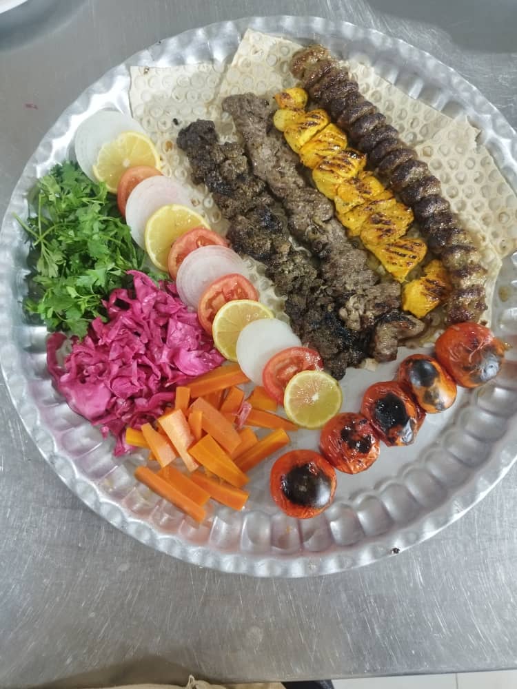 تنوع غذاهای رستوران